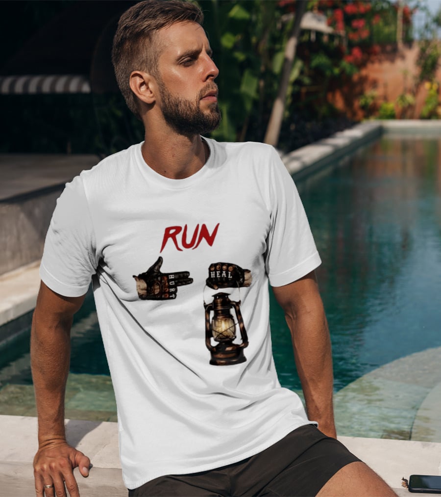 RUN Bray Wyatt Hurt Heal Lantern Mashup T-Shirt