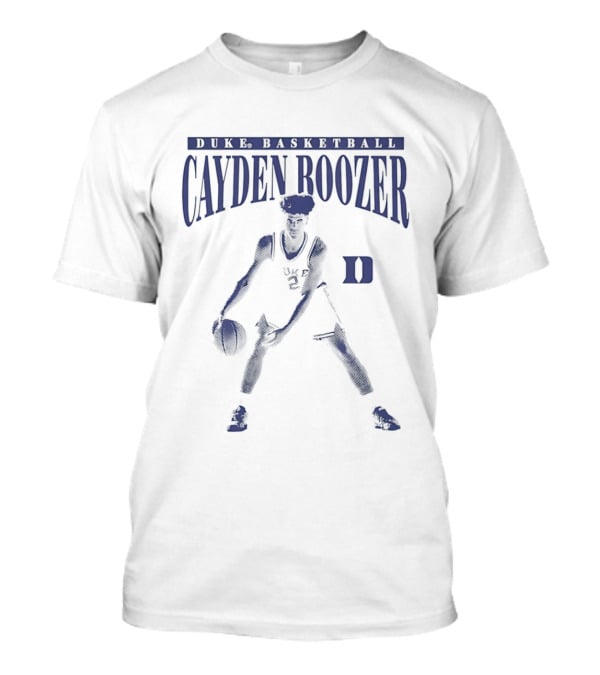 Cayden Boozer Duke Blue Devils NCAA Basketball Player T-Shirt