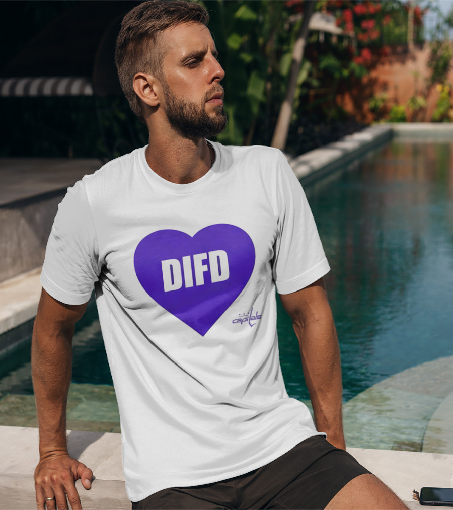 Washington Capitals DIFD Purple Heart T-Shirt