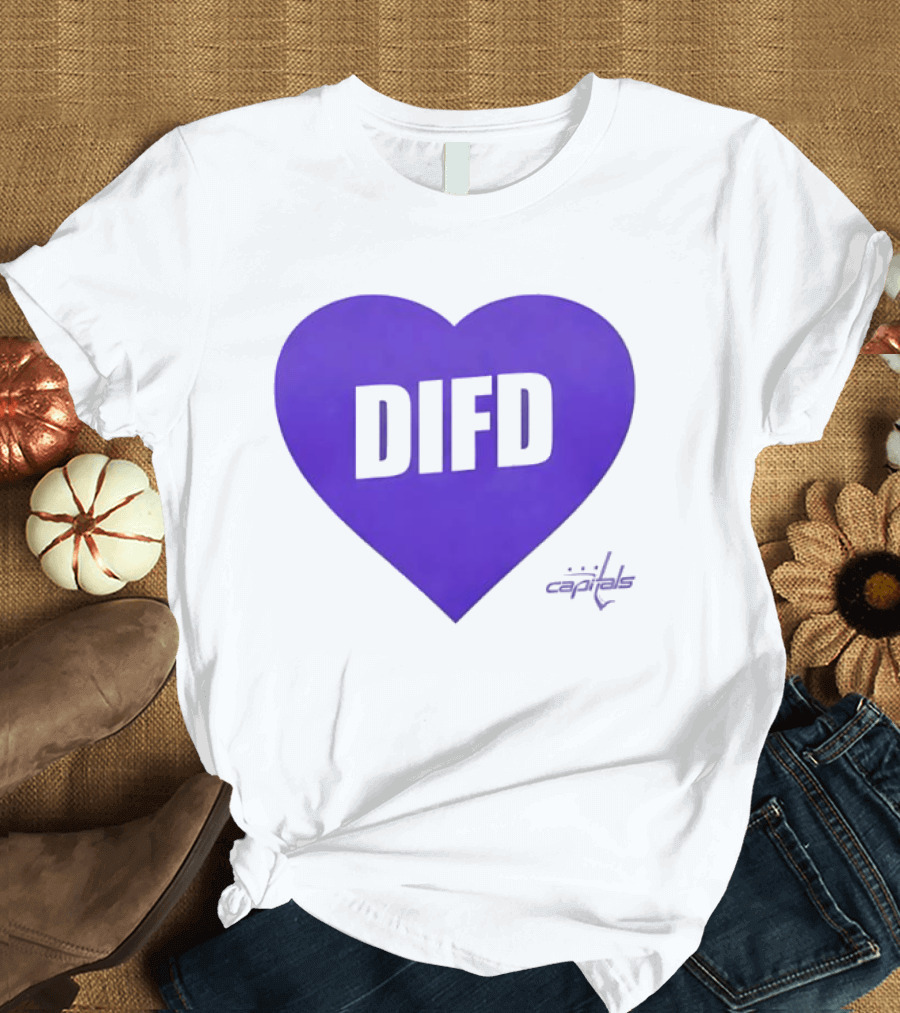 Washington Capitals DIFD Purple Heart T-Shirt