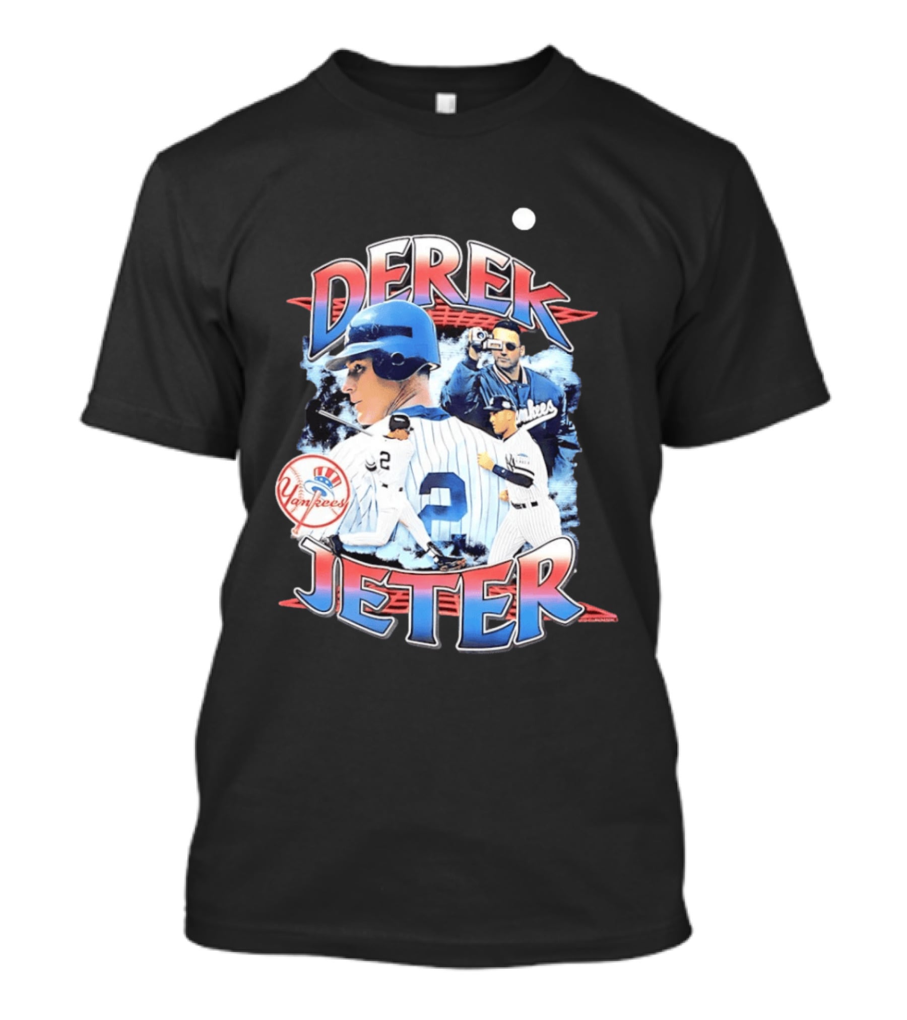 New York Yankees Derek Jeter Legendary Collage Player Yankees T-Shirt