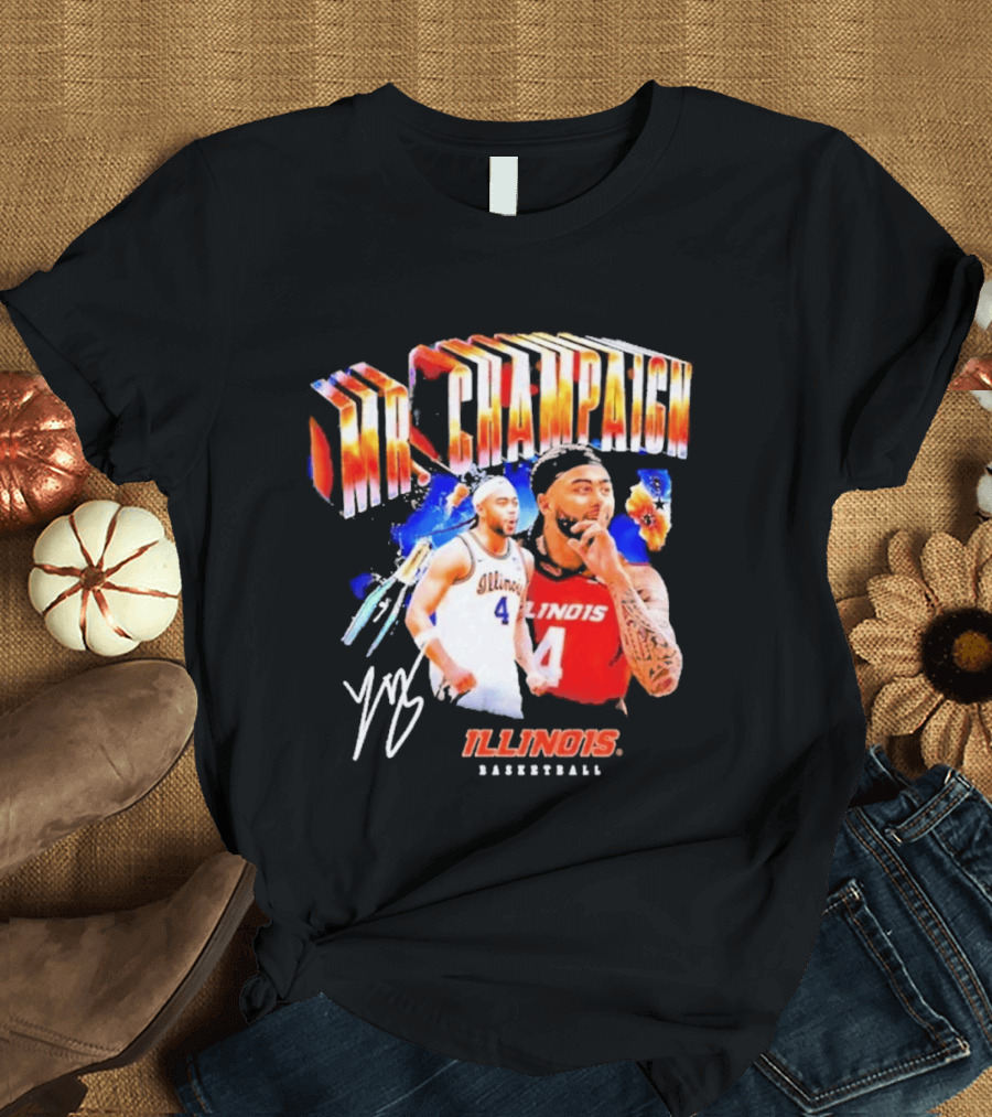 Mr Champaign Kylan Boswell Illinois Basketball T-Shirt