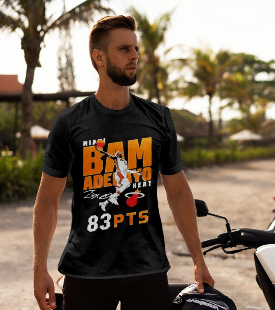 Miami Heat Bam Adebayo 83 Points Celebration T-Shirt