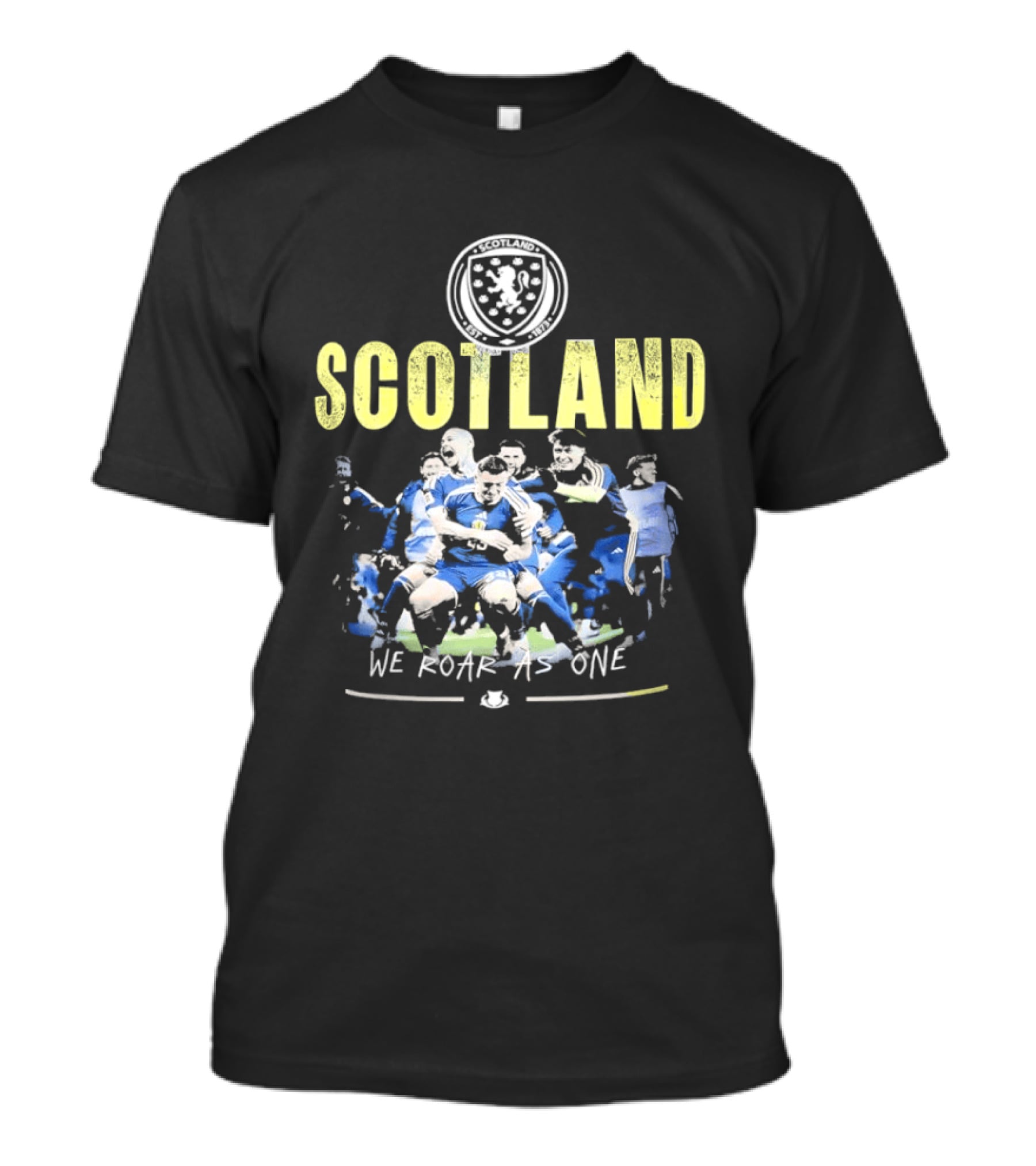 Scotland We Roar As One Team Spirit Rugby Union T-Shirt