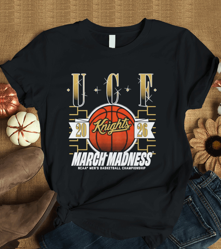 UCF Knights 2026 March Madness NCAA Men's Basketball Championship T-Shirt