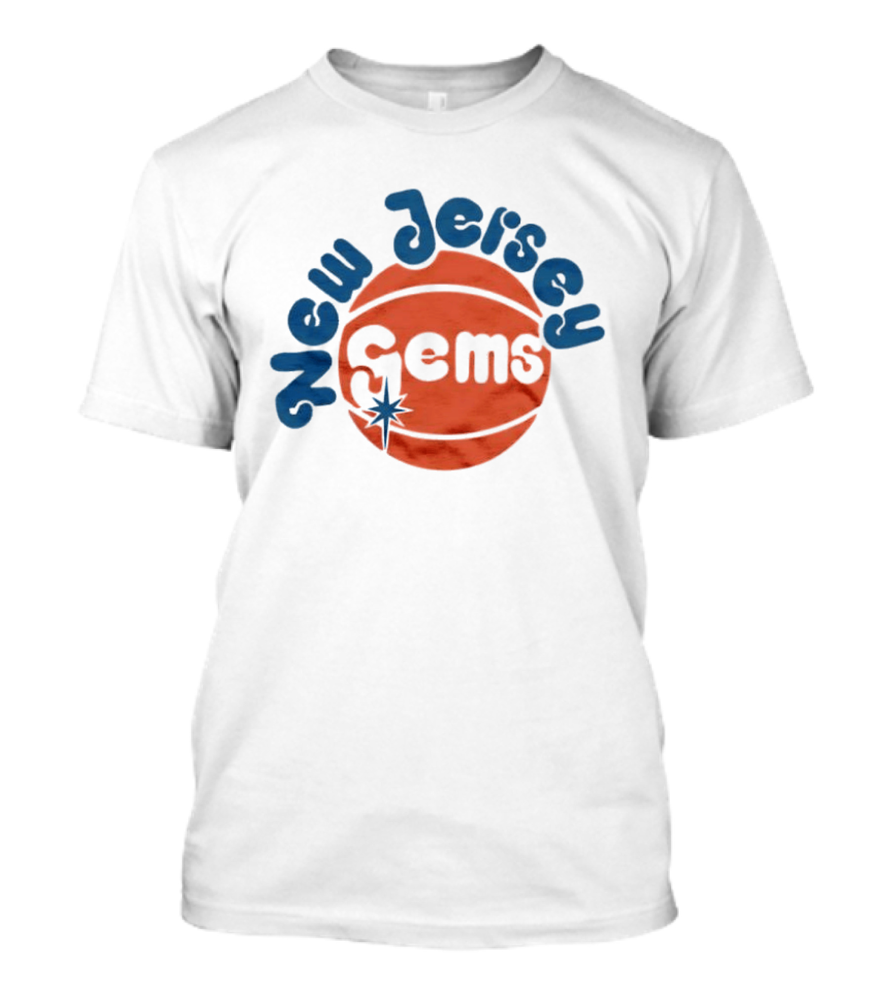 New Jersey Gems Basketball Vintage WPBL T-Shirt