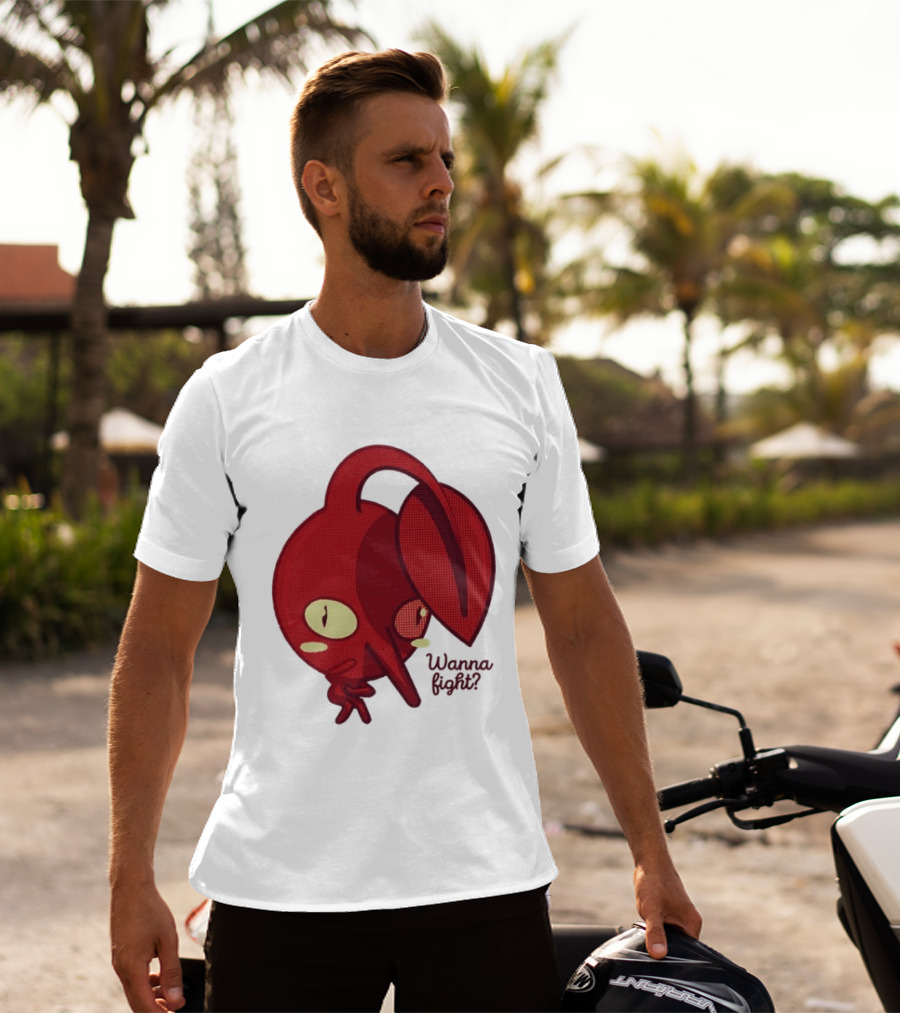 Red Pikmin Wanna Fight Video Game T-Shirt