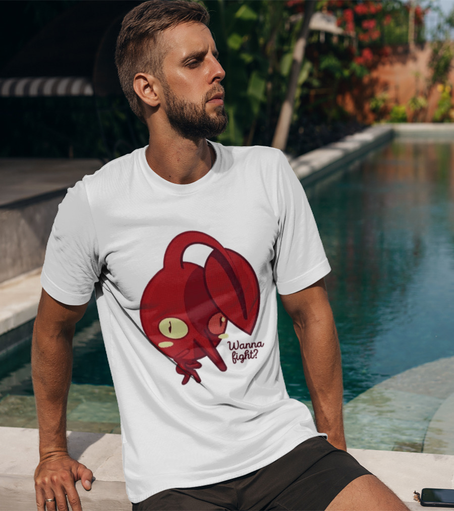 Red Pikmin Wanna Fight Video Game T-Shirt