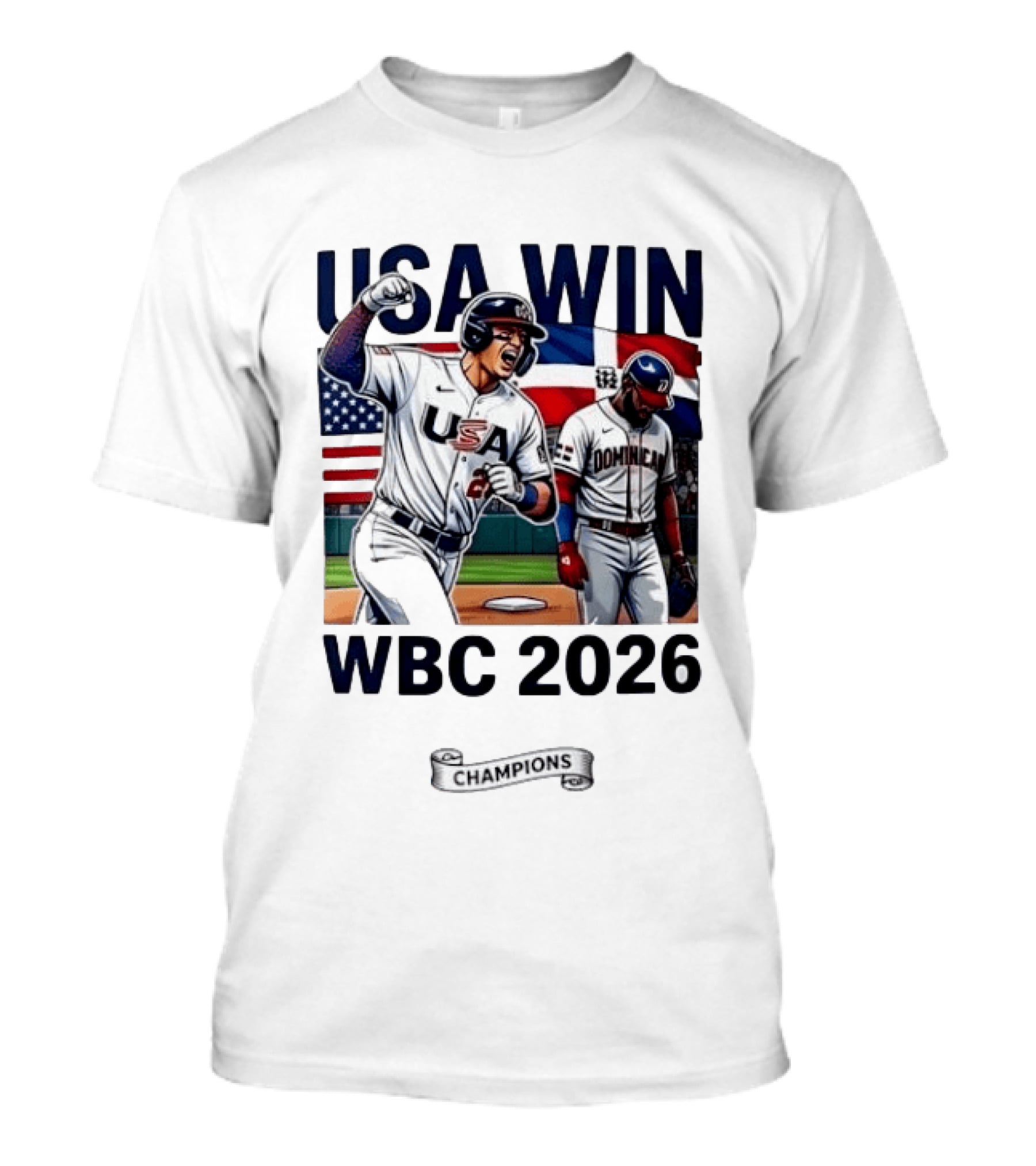 USA Win Over Dominican WBC 2026 Champions T-Shirt