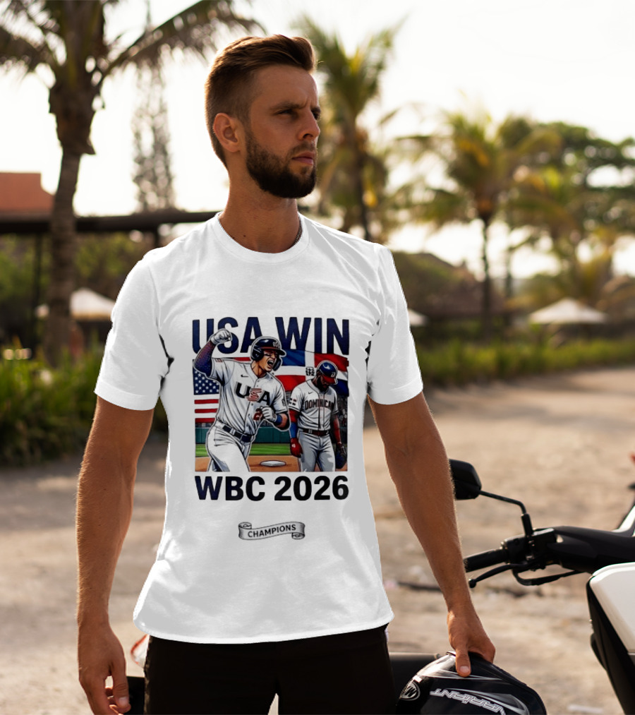 USA Win Over Dominican WBC 2026 Champions T-Shirt