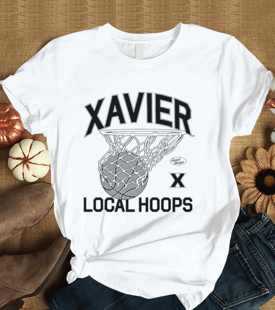 Xavier Basketball Local Hoops Team Spirit T-Shirt