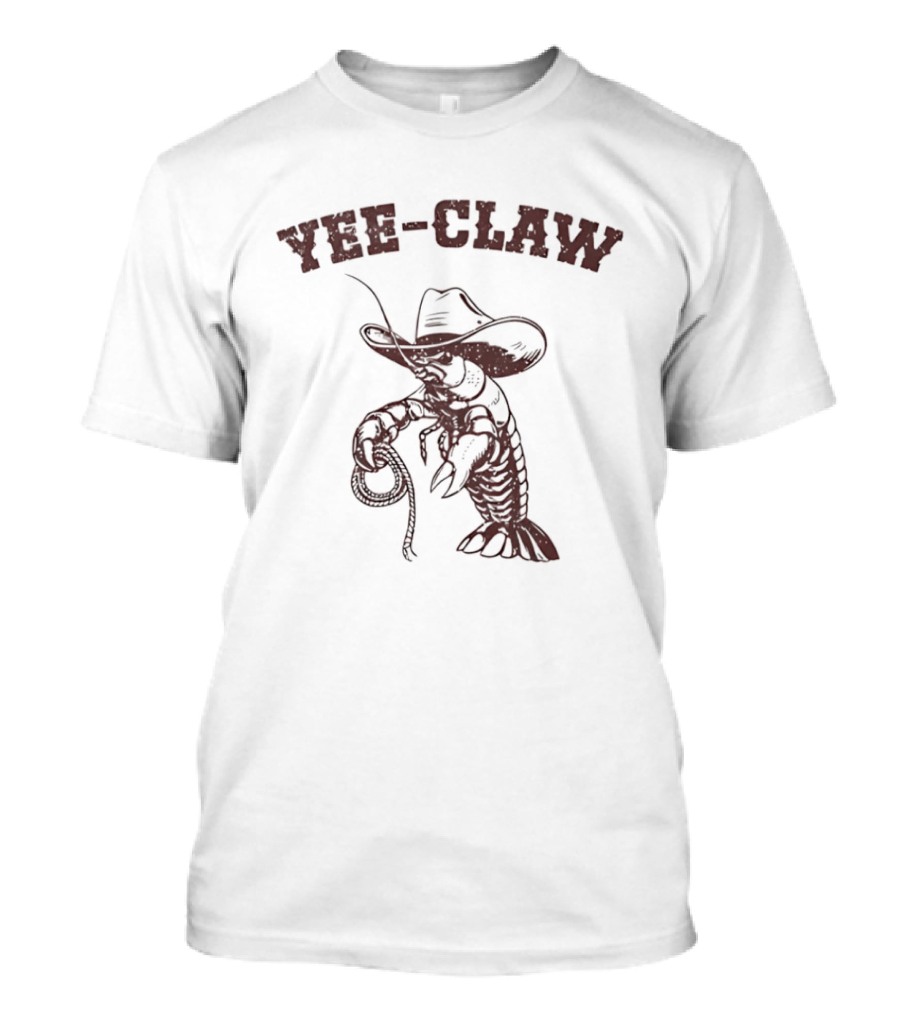 Crawfish Cowboy Hat Yee Claw T-Shirt