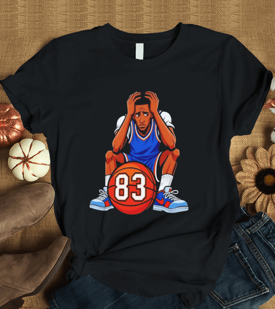 Bam Adebayo 83 Miami Heat Performance Caricature T-Shirt