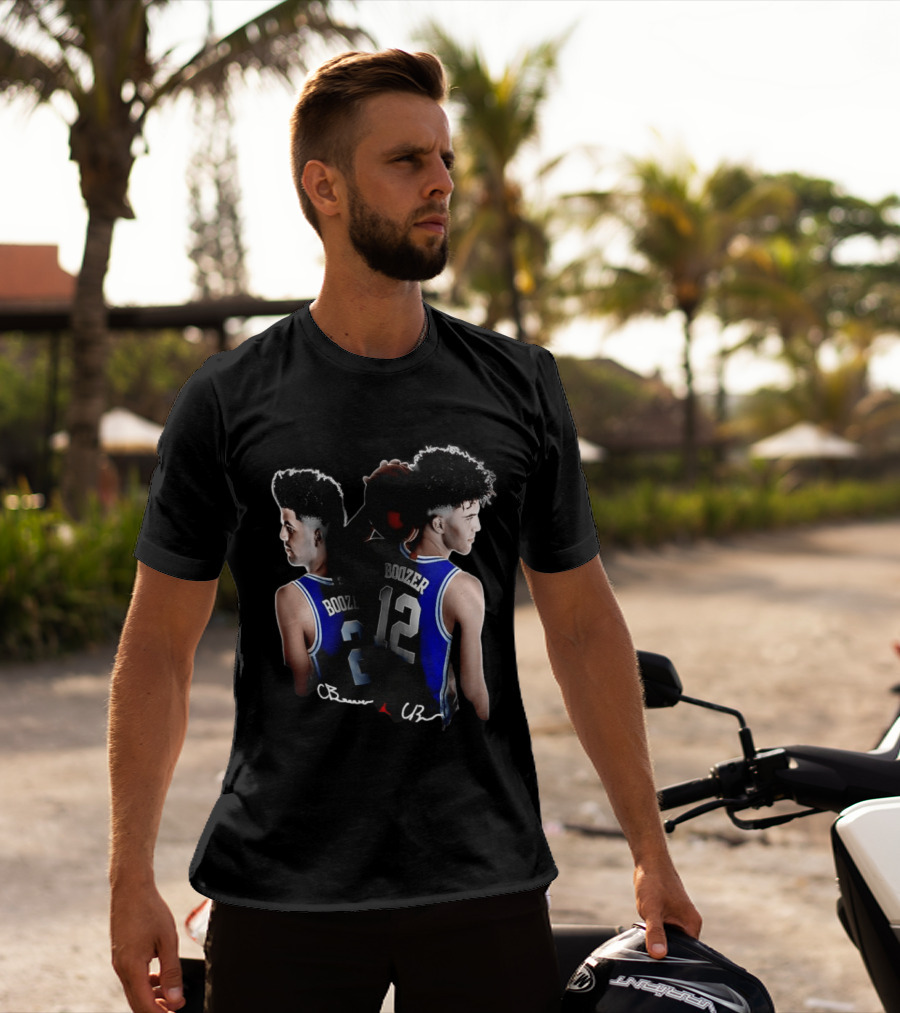 Cayden Boozer 2 Cameron Boozer 12 Jordan Basketball CB Identities T-Shirt