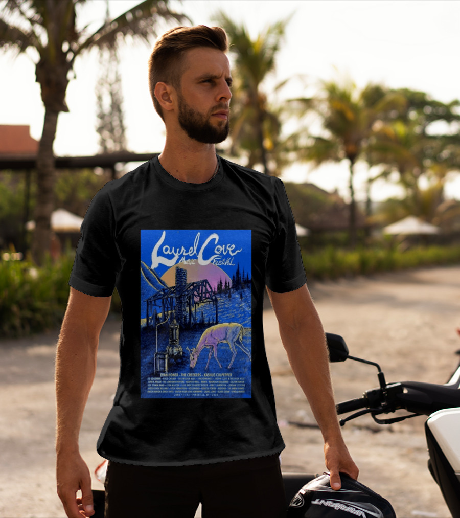 Laurel Cove Music Festival 2026 Evan Honer The Creekers Kashus Culpepper T-Shirt