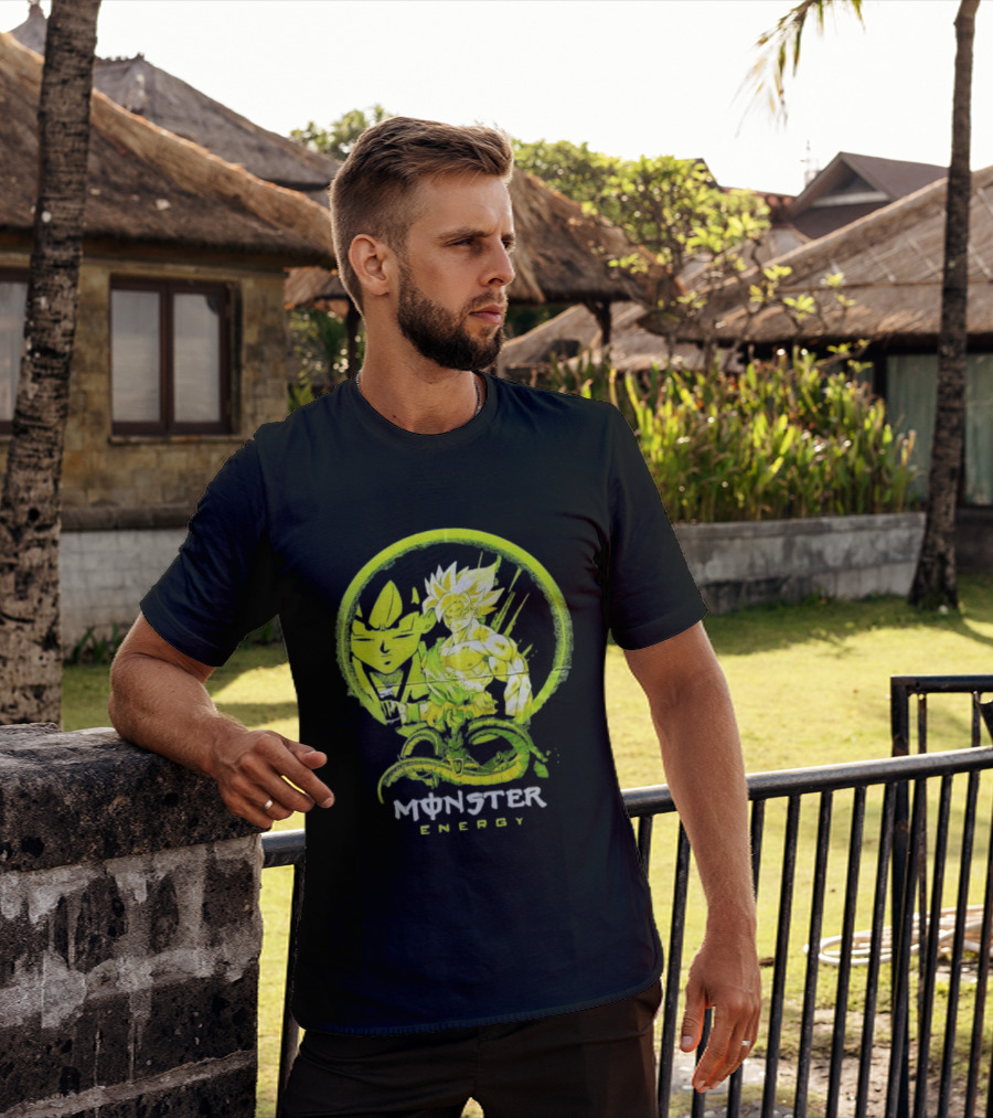 Songoku Dragon Ball Monster Energy Shenron Fusion T-Shirt