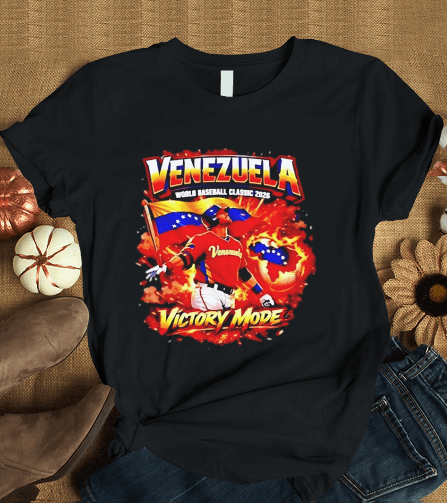 Venezuela World Baseball Classic 2026 Victory Mode T-Shirt