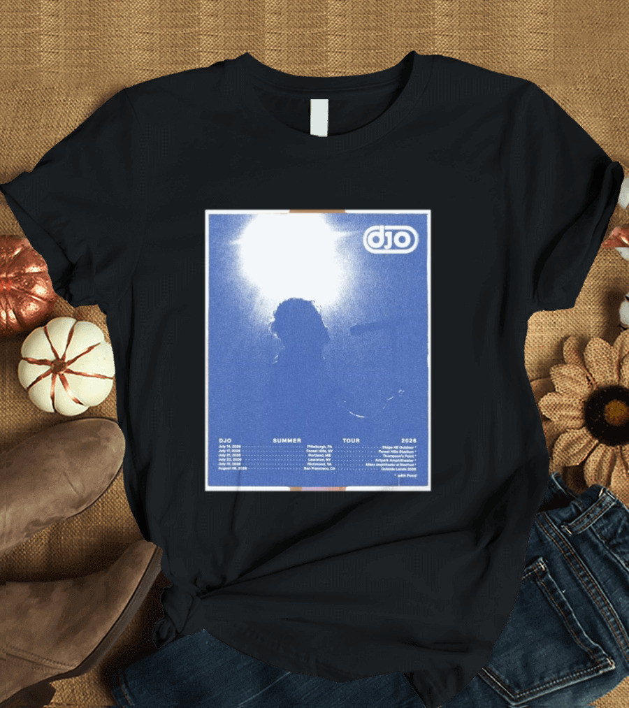 Djo Summer Tour 2026 Pittsburgh New York New Haven Louisville Milwaukee San Francisco T-Shirt
