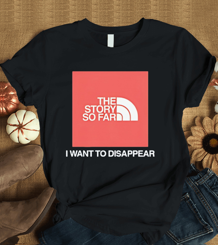 The Story So Far I Want To Disappear Red And White T-Shirt