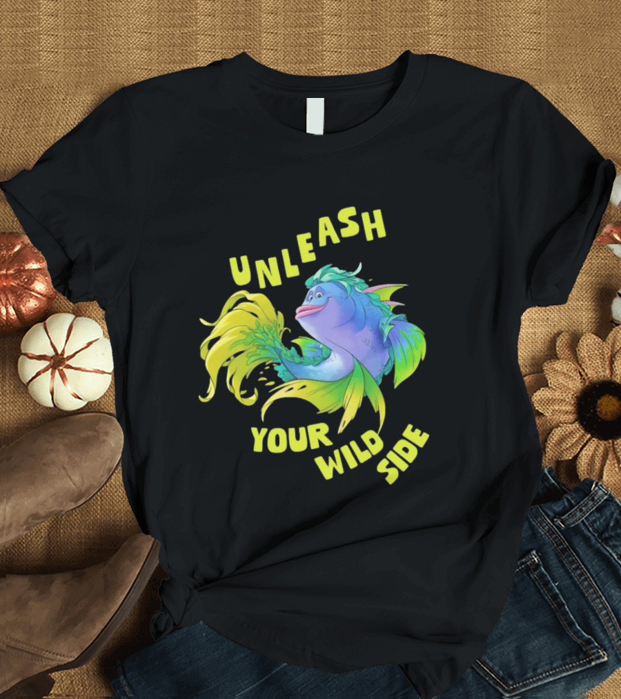 Unleash Your Wild Side Vibrant Fish Adventure T-Shirt