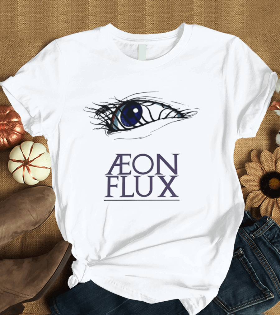 Aeon Flux Eye Key Bioworld Blue Eye T-Shirt