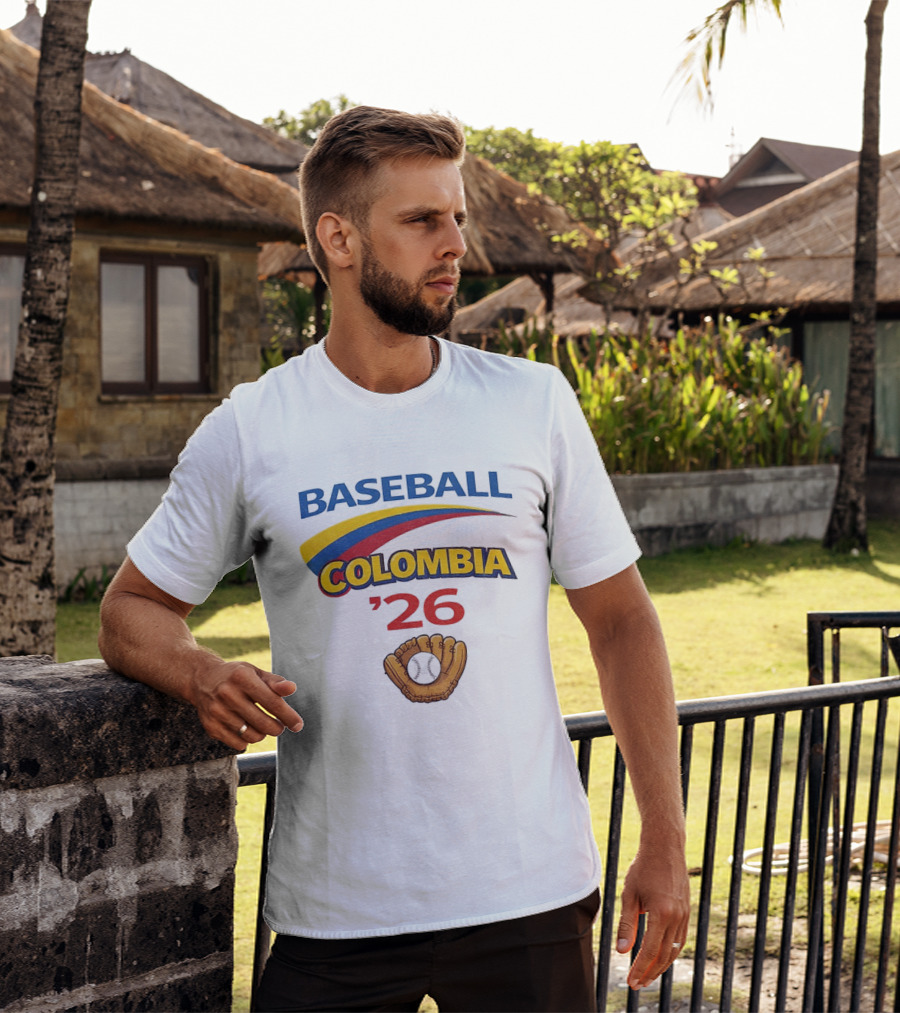 Colombia Baseball Classic 2026 '26 Glove And Ball T-Shirt