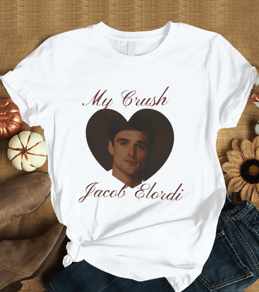 My Crush Jacob Elordi Heart T-Shirt