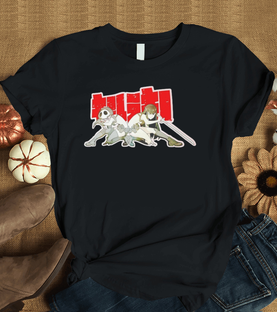 Makoto Kurokawa Twin Star Exorcists Anime Characters Katana Sword And Mask T-Shirt