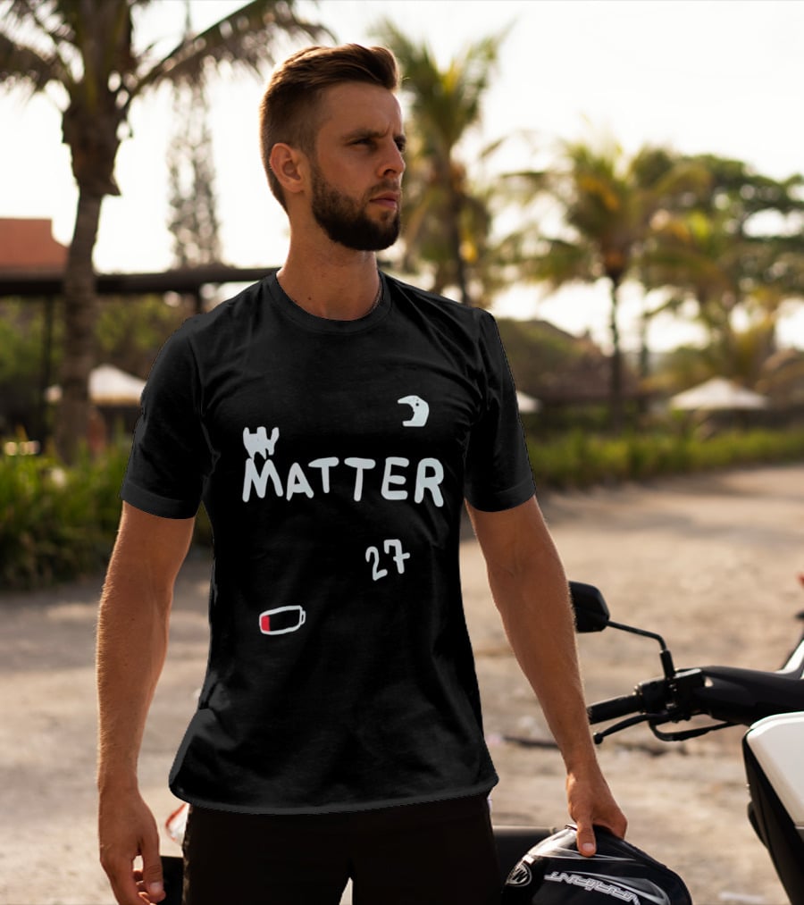 Matter Makers X Orm Kornnaphat Low Battery 27 Collaboration T-Shirt