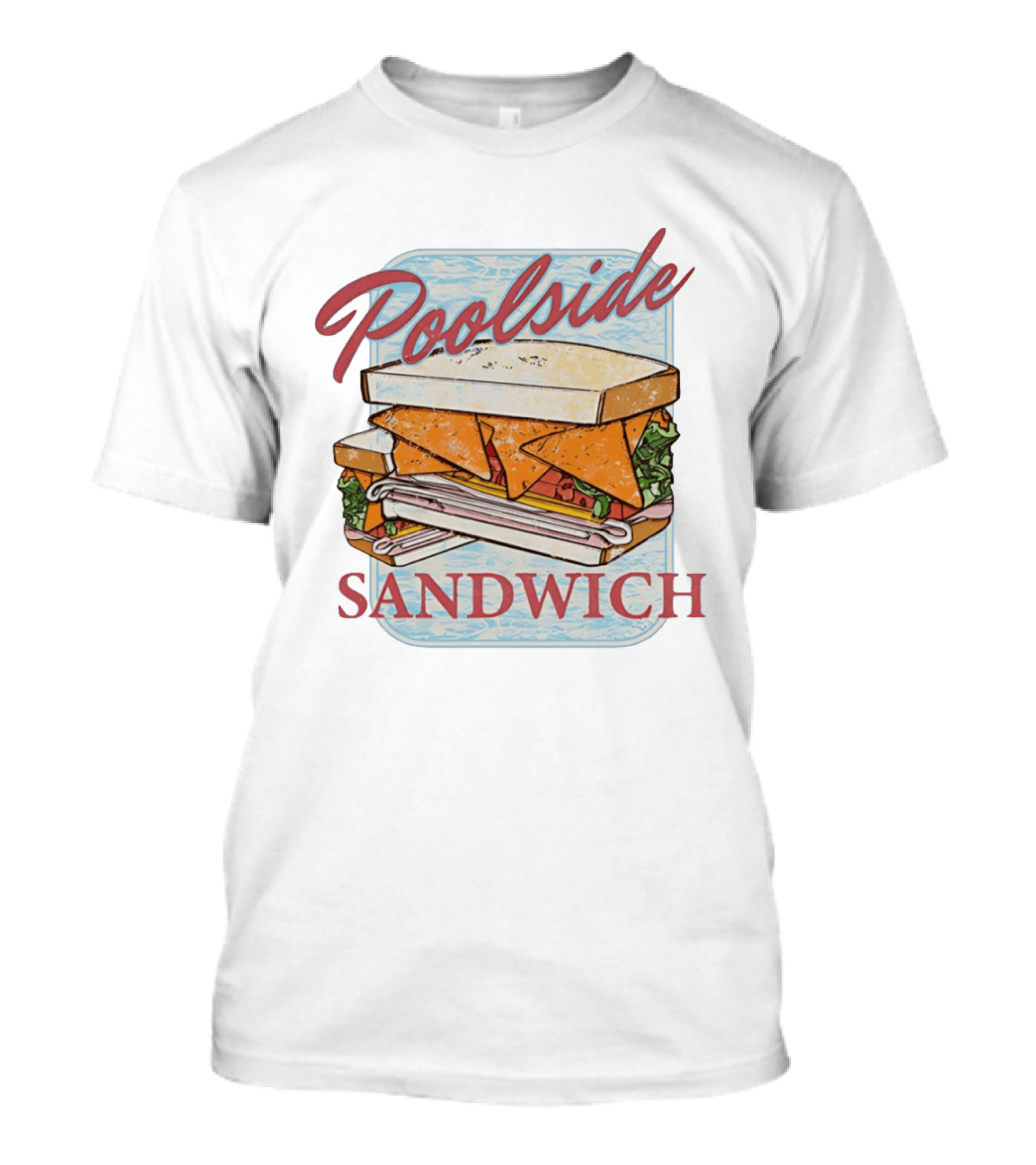 Poolside Sandwich Retro Summer Vibes T-Shirt