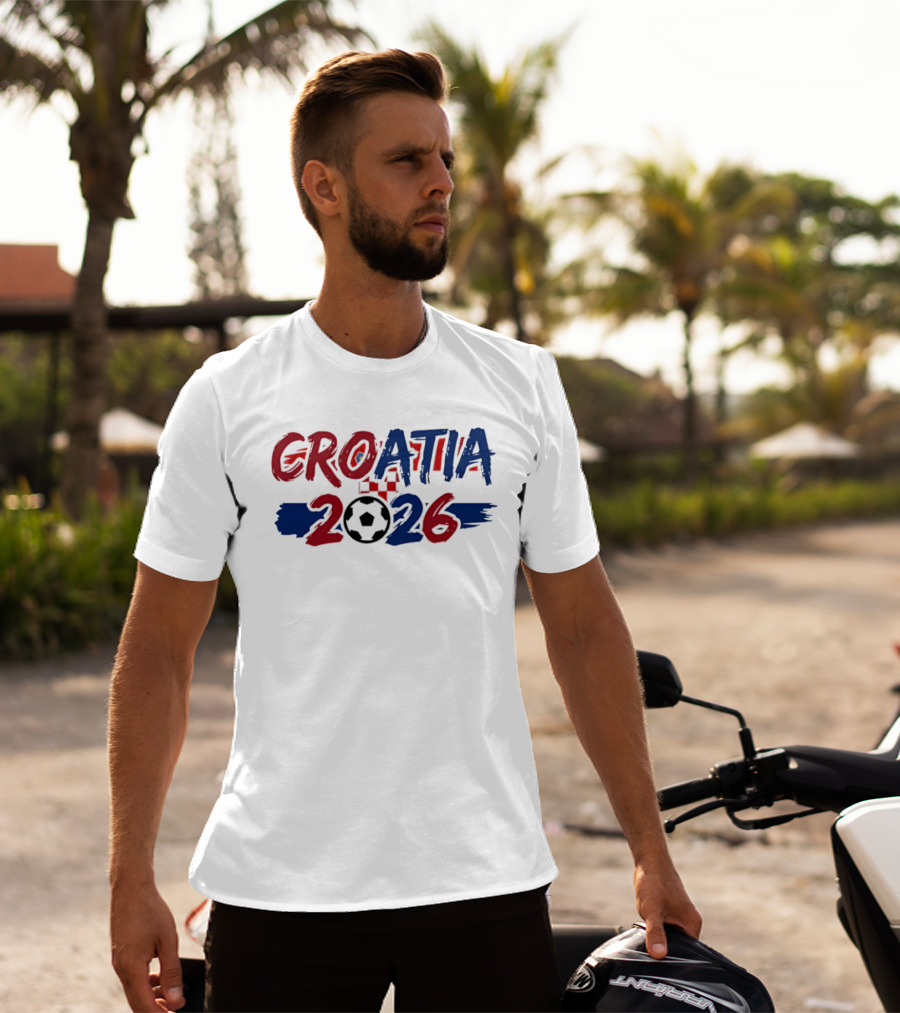 Croatia World Cup 2026 Soccer Team Fan Gear T-Shirt
