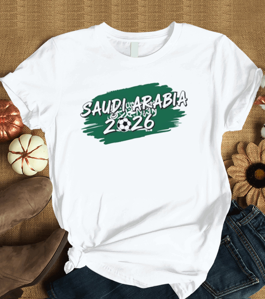 Saudi Arabia 2026 Soccerball T-Shirt