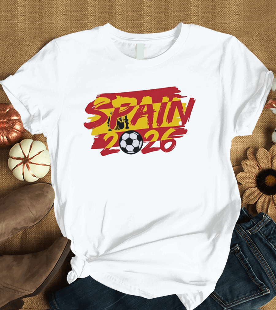 Spain 2026 World Cup Soccer Football Team T-Shirt