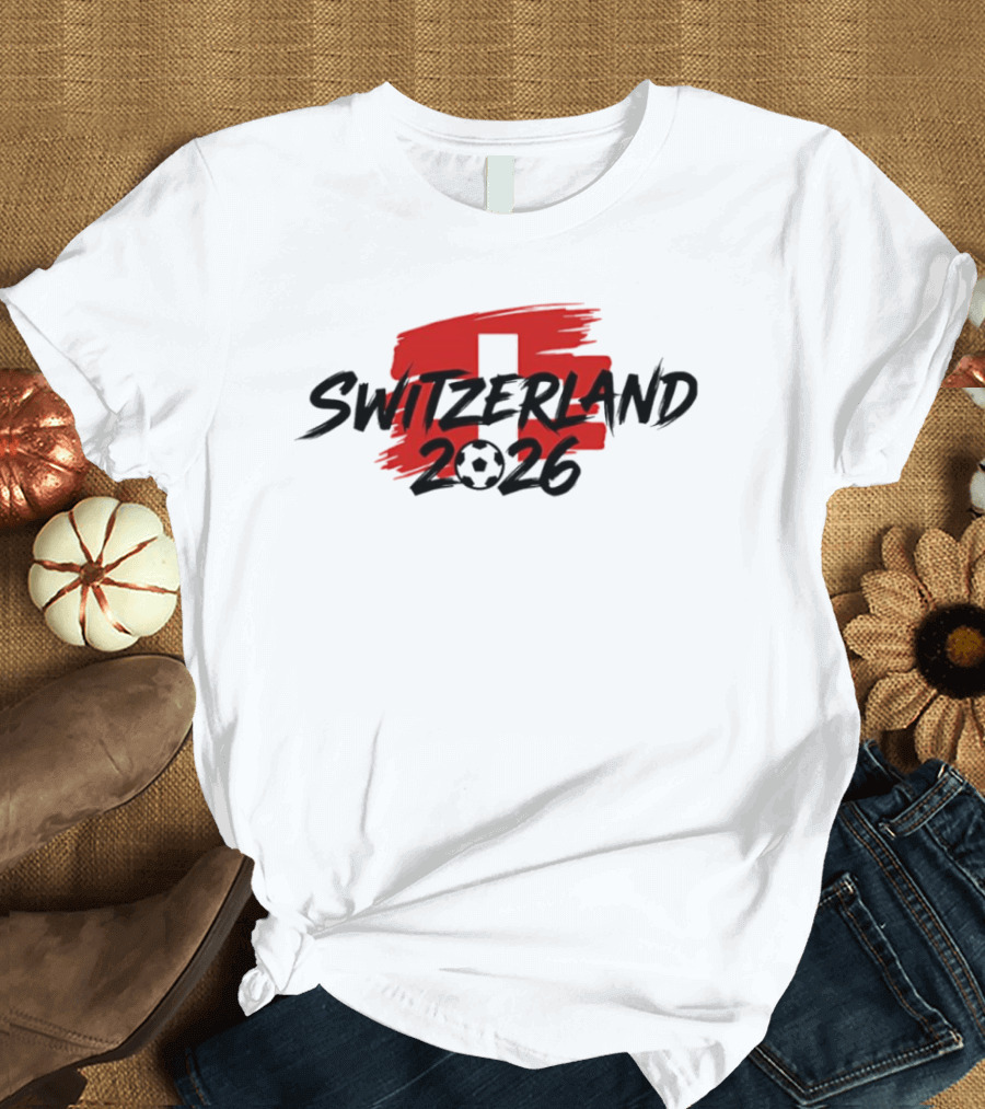 Switzerland 2026 Football World Cup Team Soccer T-Shirt