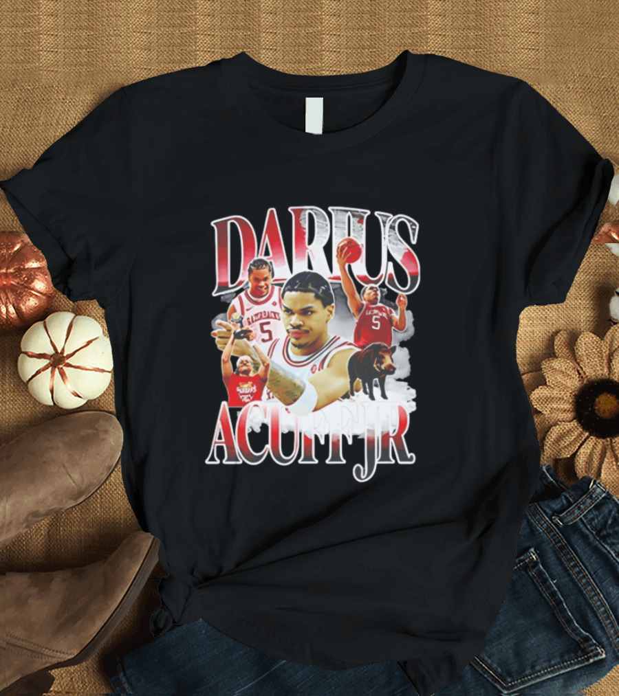 Darus Acuff Jr Arkansas Razorbacks Basketball Player Highlights T-Shirt