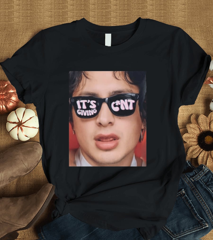 Hudson Williams It's Giving C*nt Sunglasses T-Shirt