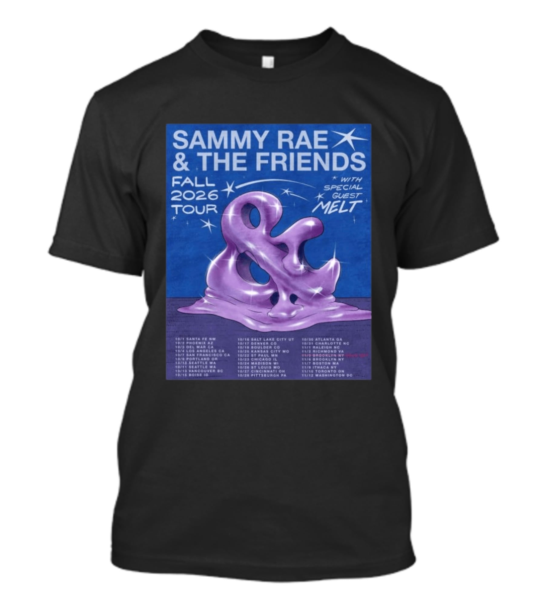 Sammy Rae & The Friends Fall 2026 Tour With Special Guest Melt T-Shirt