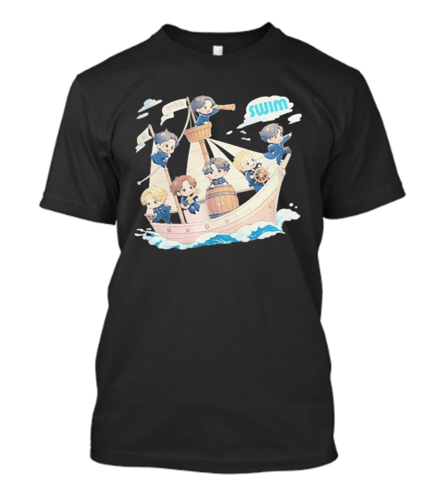 BTS Arirang World Tour Swim Track Sailboat Adventure T-Shirt