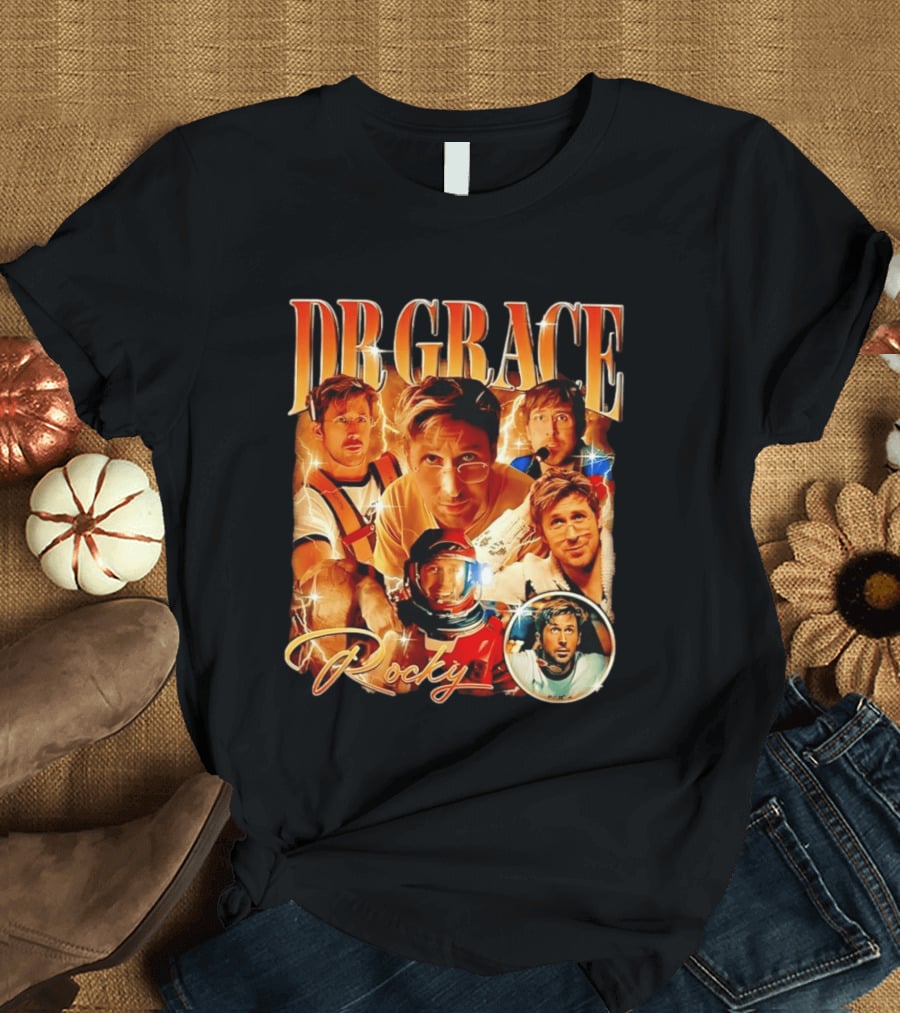 Dr Grace Rocky Ryan Gosling Space Adventure T-Shirt