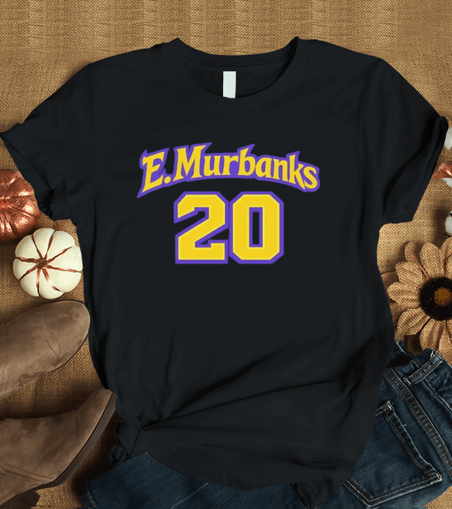 E Murbanks 20 Purple And Gold T-Shirt