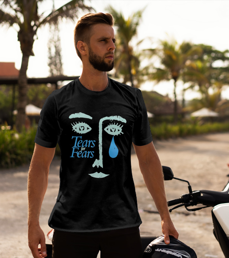Tears For Fears 1989 Album Face Eyes And Teardrop T-Shirt