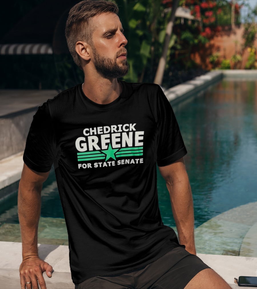 Chedrick Greene For State Senate Campaign Star And Stripes T-Shirt