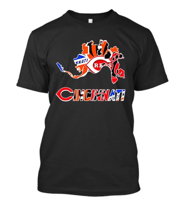 Cincinnati Reds Bengals Bearcats Cyclones Sports Teams T-Shirt