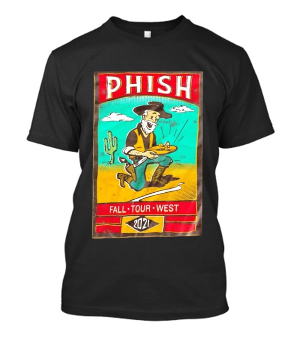 Phish Fall Tour West 2021 Prospector Desert Scene T-Shirt