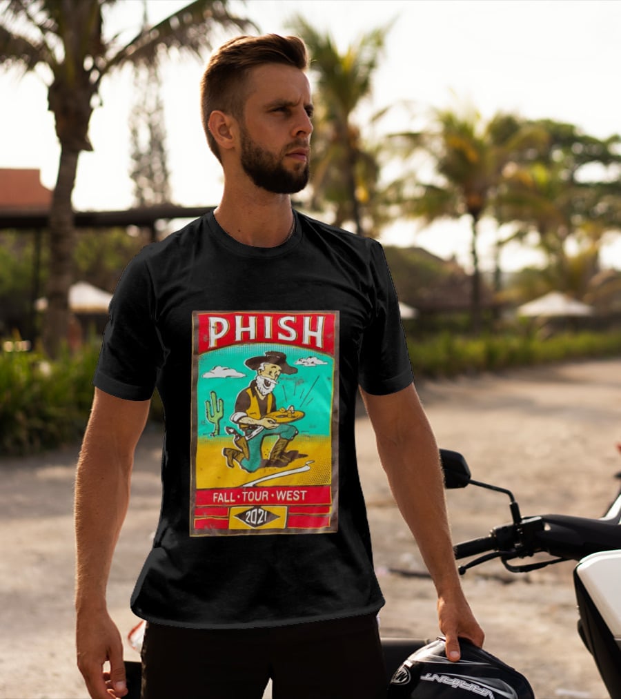 Phish Fall Tour West 2021 Prospector Desert Scene T-Shirt