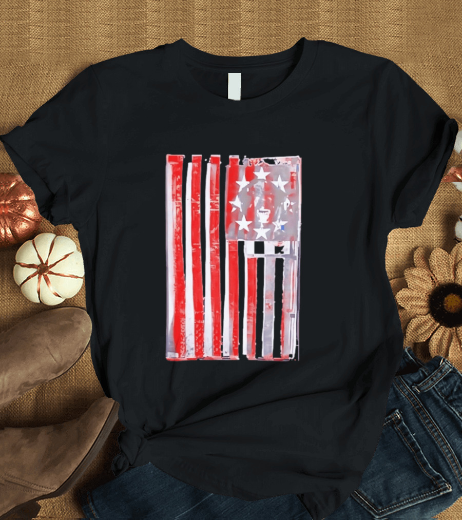 Rottweiler American Flag Independence Dog Lovers Patriotic USA T-Shirt