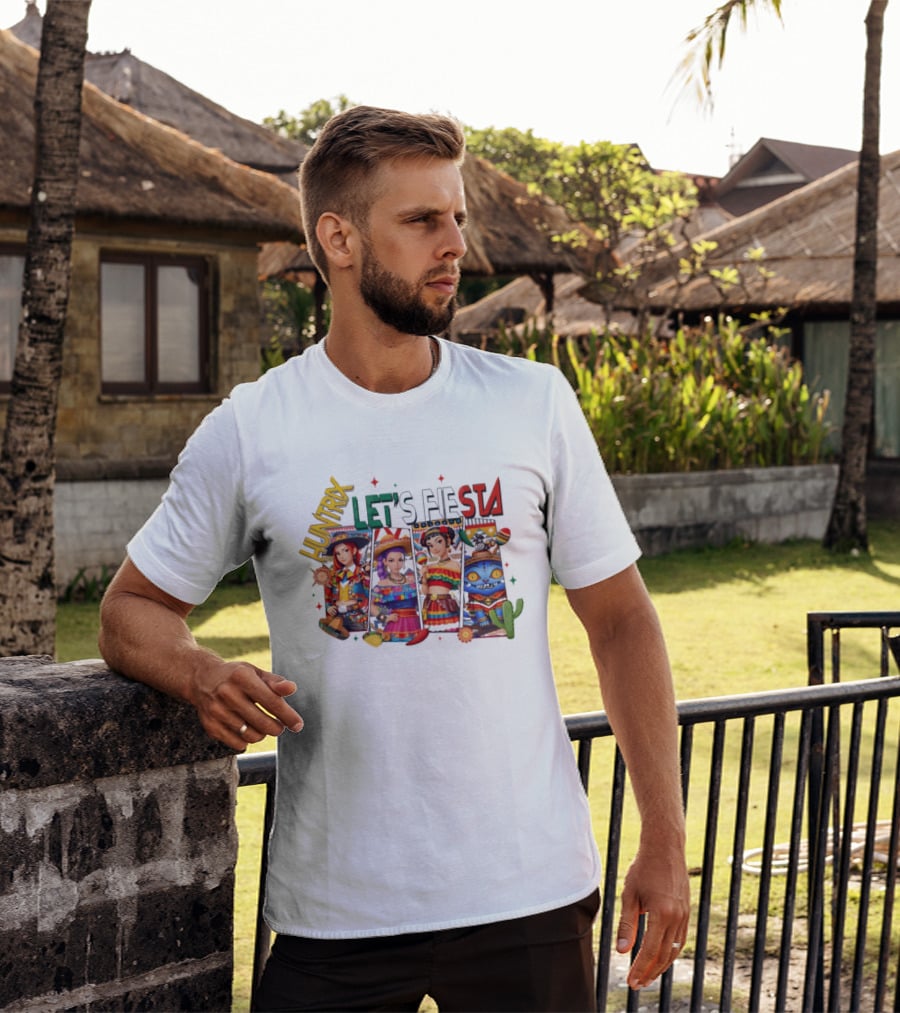 Huntrix Let's Fiesta K Pop Demon Hunter Characters T-Shirt