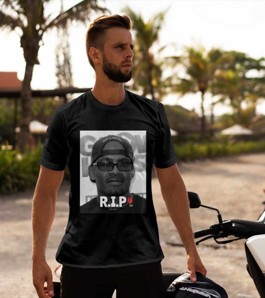 RIP Rich & Rotten Roses In PetalGrove Street Shawn Fonteno T-Shirt