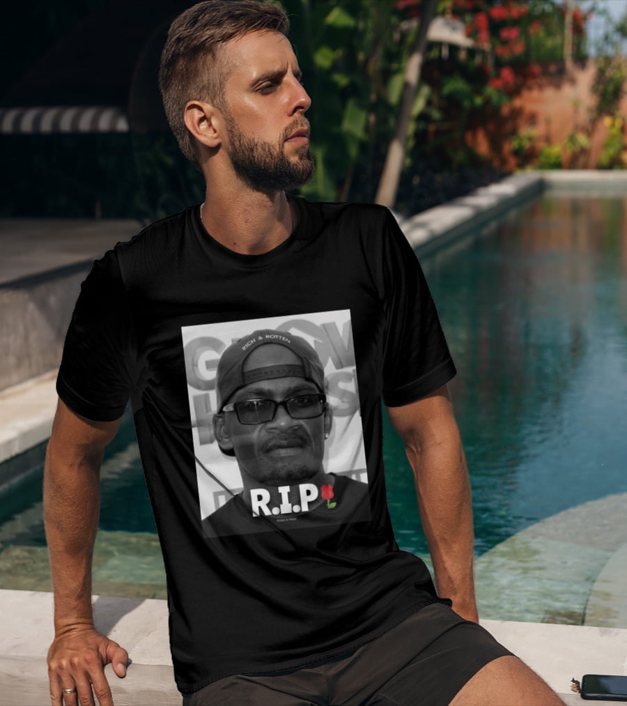RIP Rich & Rotten Roses In PetalGrove Street Shawn Fonteno T-Shirt