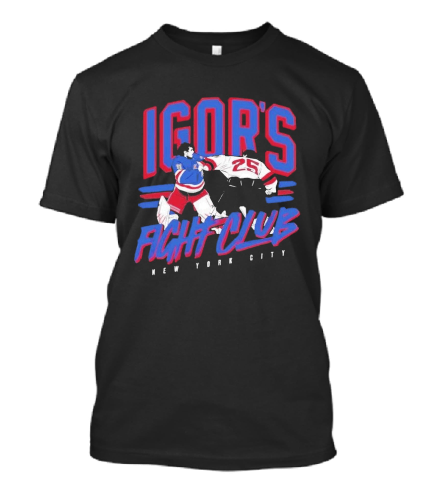 Igor's Fight Club New York City Hockey Rivalry 25 T-Shirt